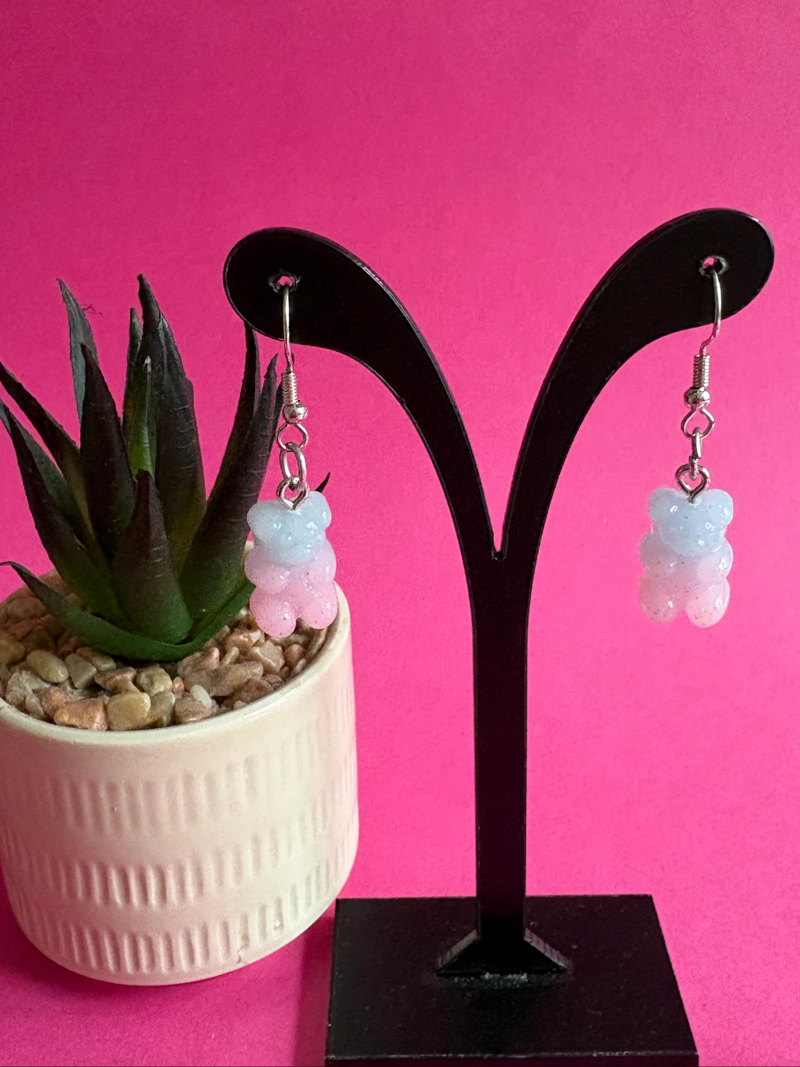 Lote de 4 pares de aretes de diseño gourmet – photo 6